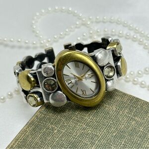 Two-Tone Chico's Cuff Watch